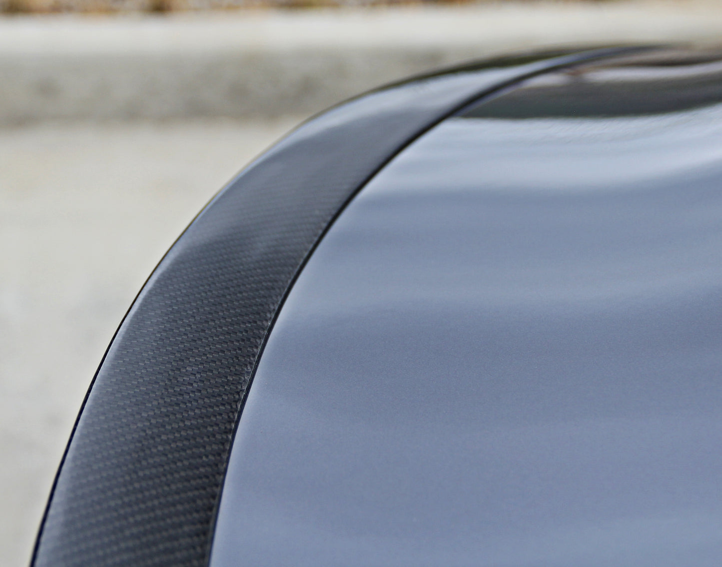 Tesla Model 3 Carbon Fiber Performance Trunk Spoiler - plugged in performance