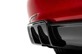ADRO TESLA MODEL 3 PREMIUM PREPREG CARBON FIBER REAR DIFFUSER - Plugged In Performance