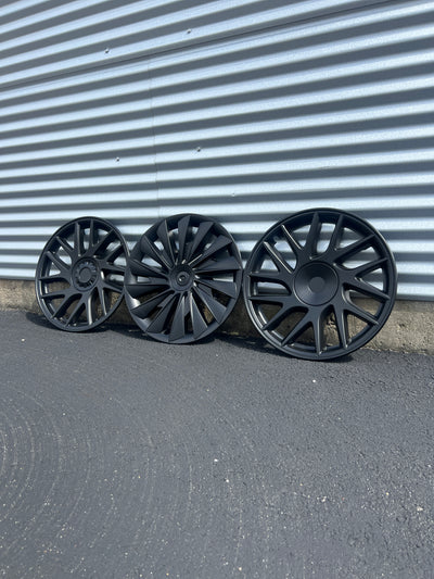 SNEAK PEAK - PLUGGED IN PERFORMANCE 24' Model 3 Highland Aero Wheel Covers