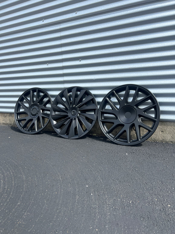 SNEAK PEAK - PLUGGED IN PERFORMANCE 24' Model 3 Highland Aero Wheel Covers