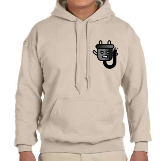 Plugged In Performance Sand Hoodie