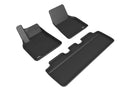 3D MAXpider 21-22 Tesla Model Y 1st & 2nd Row Floormats - Black-1