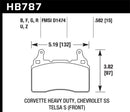 Hawk 15-17 Chevy Corvette Z06 HPS 5.0 Front Brake Pads-3