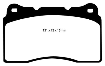 EBC 17-21 Honda Civic Type-R (FK8) Bluestuff Front Brake Pads - 0