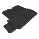 3D Maxpider 2022 Tesla Model X Behind 2nd Row Cross Fold Kagu Black Cargo Liner-1