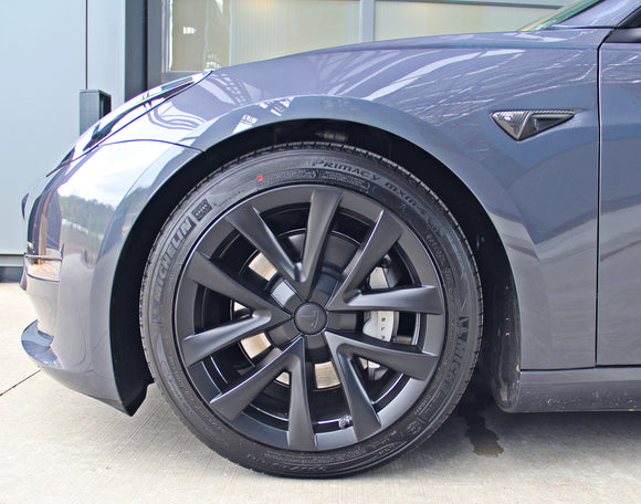 Tesla Model 3 Plaid Styled Aero Wheel Cover Set - plugged in performance