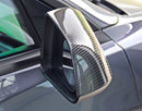 Tesla Model 3 Carbon Fiber Side Mirror Caps - plugged in performance