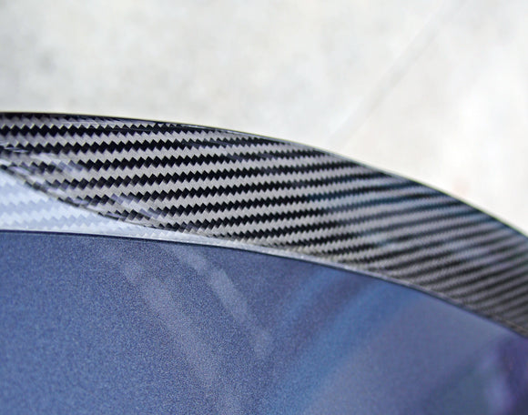 Tesla Model 3 Carbon Fiber Performance Trunk Spoiler - plugged in performance