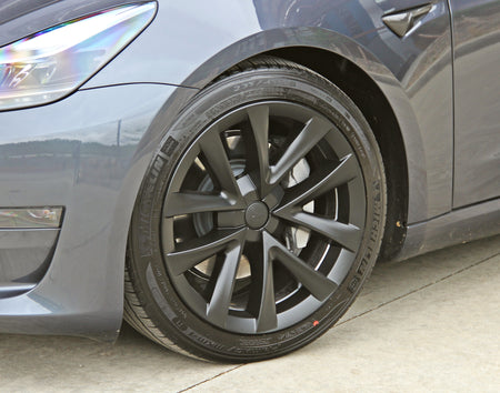 Tesla Model 3 Plaid Styled Aero Wheel Cover Set - plugged in performance