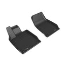 3D MAXpider 20-23 Porsche Taycan (9J1) Kagu Front Floor Mat - Black-1