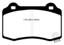 EBC 04-05 Cadillac CTS-V 5.7 Bluestuff Rear Brake Pads-5
