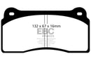EBC 99-03 Aston Martin DB7 5.9 Redstuff Front Brake Pads-5