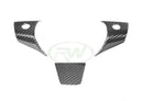 RW Carbon Fiber Steering Wheel Trim | Tesla Model 3/Y - plugged in performance