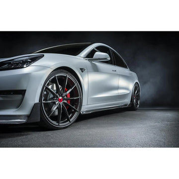 Vorsteiner Volta Aero Side Skirts | 2017+ Tesla Model 3 - plugged in performance