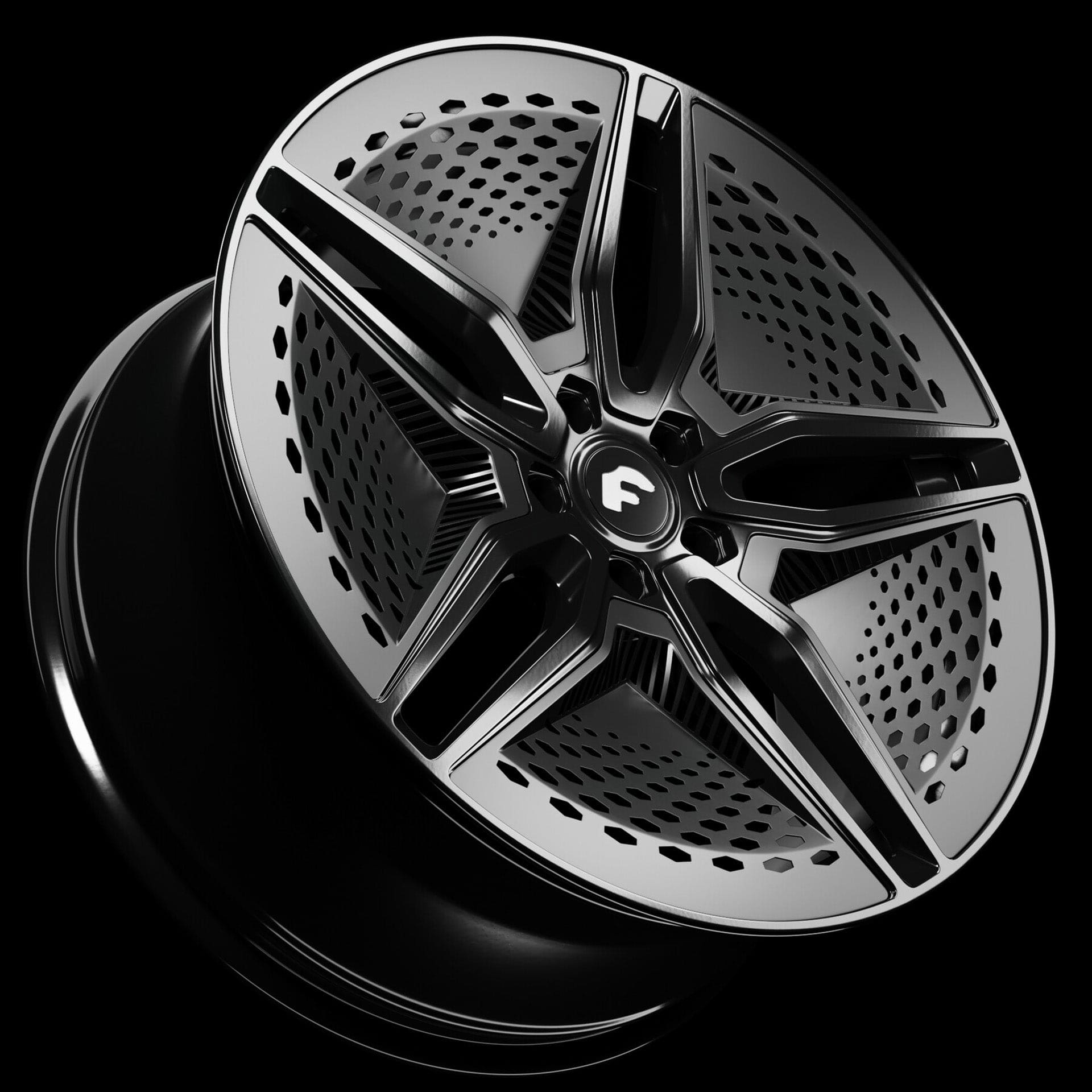 20" Forgiato E Vecolo EV 001 Wheel Set - Model 3 - Plugged In Performance