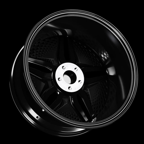 22" Forgiato E Vecolo EV 001 Wheel Set - Model S - Plugged In Performance