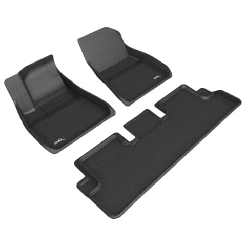 3D MAXpider Kagu 1st and 2nd Row Floormats | 2020-2023 Tesla Model 3 (L1TL02601509) - plugged in performance