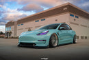 ADRO TESLA MODEL 3 CARBON FIBER FRONT LIP V2 - Plugged In Performance
