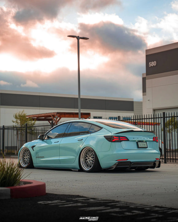 ADRO TESLA MODEL 3 CARBON FIBER REAR SPOILER V2 - Plugged In Performance