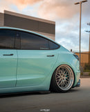 ADRO TESLA MODEL 3 CARBON FIBER SIDE SKIRT V2 - Plugged In Performance