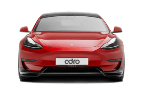 ADRO TESLA MODEL 3 PREMIUM PREPREG CARBON FIBER FRONT LIP - Plugged In Performance