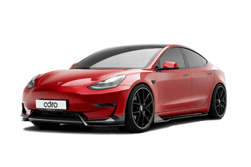 ADRO TESLA MODEL 3 PREMIUM PREPREG CARBON FIBER FRONT LIP - Plugged In Performance