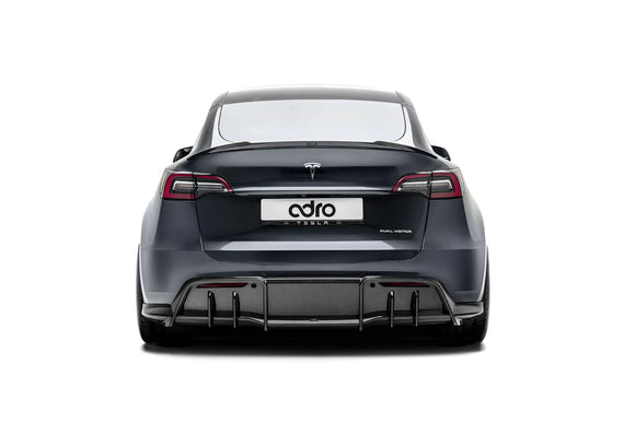 ADRO TESLA MODEL Y PREMIUM PREPREG CARBON FIBER REAR DIFFUSER - Plugged In Performance