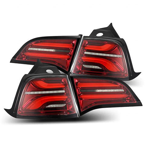 AlphaRex PRO-Series LED Tail Lights with Sequential Turn Signals | 2017-2022 Tesla Model 3/Model Y (6010XX) - plugged in performance