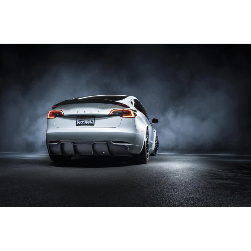 Vorsteiner Volta Aero Track Edition Rear Diffuser | 2017+ Tesla Model 3 - plugged in performance